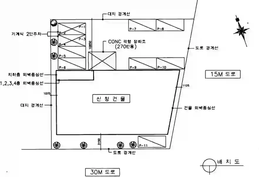 성우빌딩 배치도 이미지